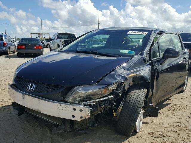 2HGFG3B86CH561329 - 2012 HONDA CIVIC EX შავი ფოტო 9