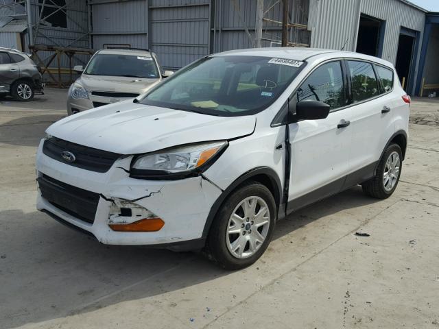 1FMCU0F78DUC02939 - 2013 FORD ESCAPE WHITE photo 2