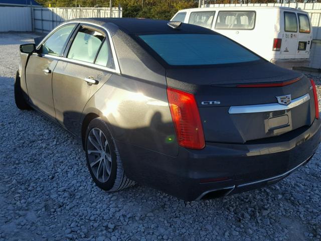 1G6AR5SXXG0101528 - 2016 CADILLAC CTS LUXURY GRAY photo 3