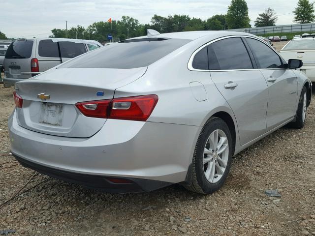 1G1ZJ5SU5HF270683 - 2017 CHEVROLET MALIBU HYB 银色 照片 4