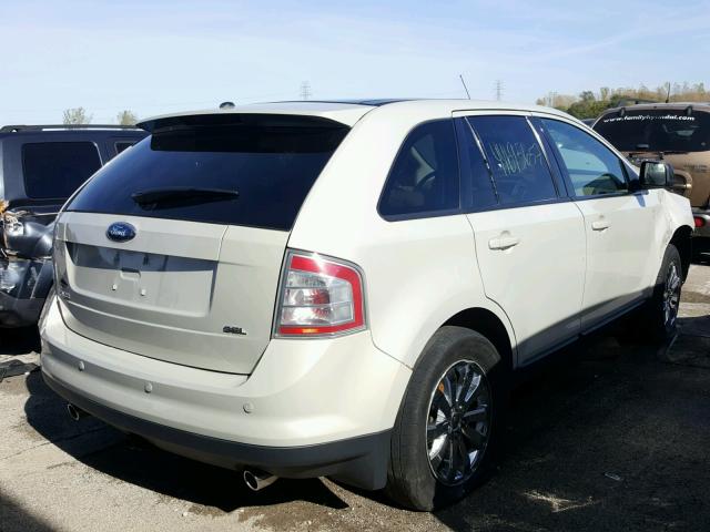 2FMDK39C37BA83535 - 2007 FORD EDGE SEL P WHITE photo 4