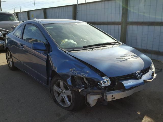 2HGFG12847H570685 - 2007 HONDA CIVIC EX BLUE photo 1