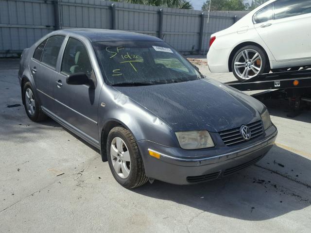 3VWSK69M14M109885 - 2004 VOLKSWAGEN JETTA GLS GRAY photo 1