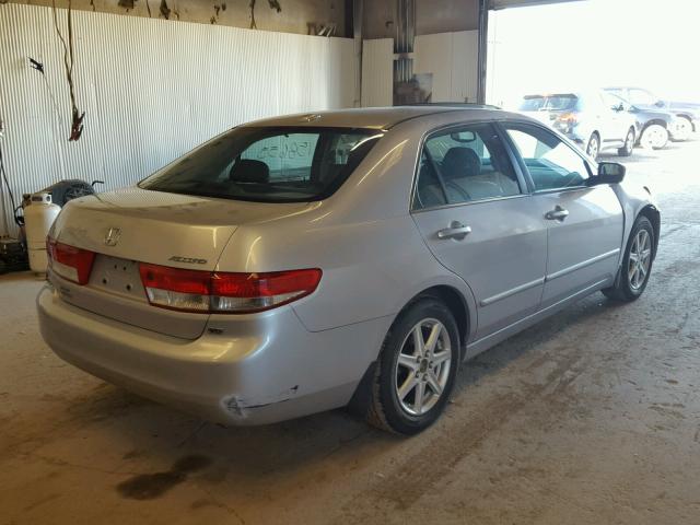 1HGCM66504A043679 - 2004 HONDA ACCORD SILVER photo 4