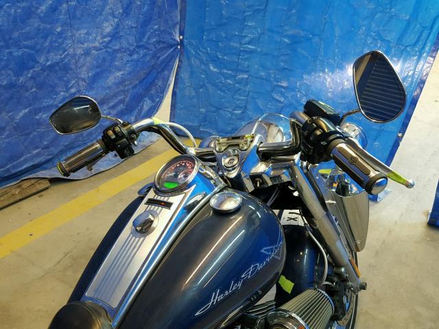 1HD1FB4119Y620001 - 2009 HARLEY-DAVIDSON FLHR BLUE photo 5