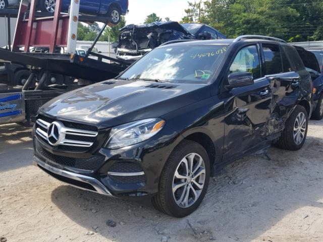 4JGDA5HB8GA710362 - 2016 MERCEDES-BENZ GLE 350 4M BLACK photo 2