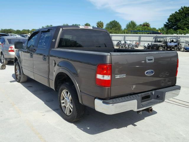 1FTPW12505KD21639 - 2005 FORD F150 SUPER BROWN photo 3