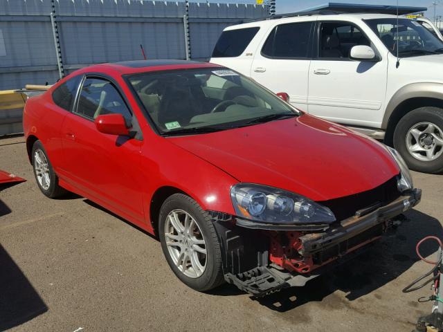 JH4DC54875S010539 - 2005 ACURA RSX RED photo 1