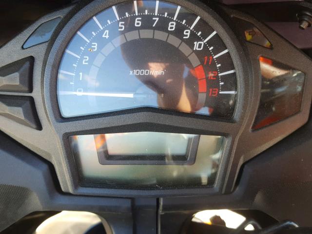 JKAEXEE15CDA03468 - 2012 KAWASAKI EX650 EC BLACK photo 8