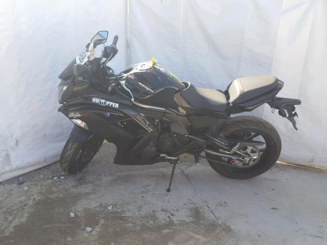 JKAEXEE15CDA03468 - 2012 KAWASAKI EX650 EC BLACK photo 9