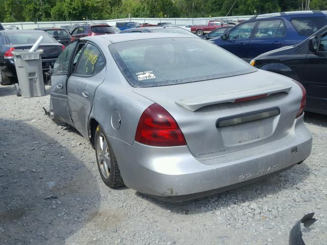 2G2WP552381110686 - 2008 PONTIAC GRAND PRIX Сріблястий фото 3