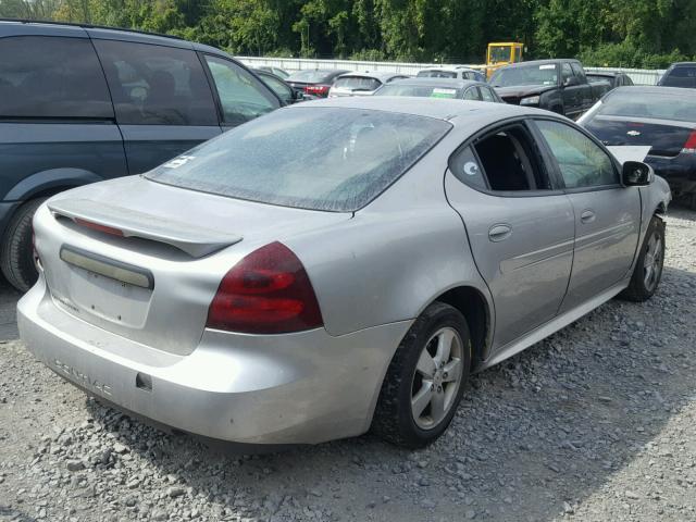 2G2WP552381110686 - 2008 PONTIAC GRAND PRIX Сріблястий фото 4