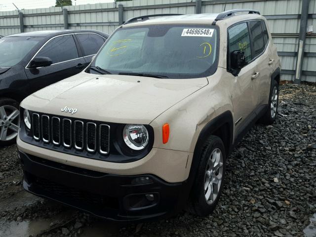 ZACCJABT9FPC08226 - 2015 JEEP RENEGADE L CREAM photo 2