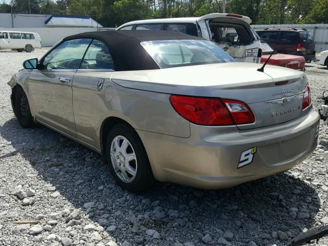 1C3LC45B59N515036 - 2009 CHRYSLER SEBRING LX GOLD photo 3