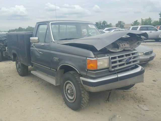 1FTHF2614HKA96938 - 1987 FORD F250 GRAY photo 1