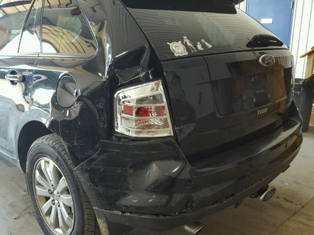 2FMDK49C37BA57863 - 2007 FORD EDGE SEL P BLACK photo 9