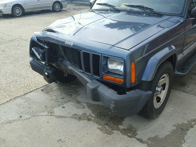 1J4FT48S61L571372 - 2001 JEEP CHEROKEE S BLUE photo 9