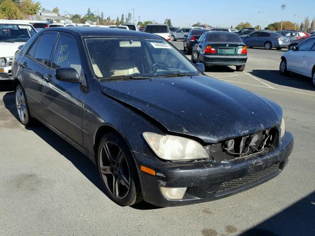 JTHBD182010024467 - 2001 LEXUS IS 300 BLACK photo 1