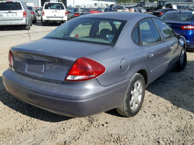 1FAFP56U16A157512 - 2006 FORD TAURUS SEL GRAY photo 4