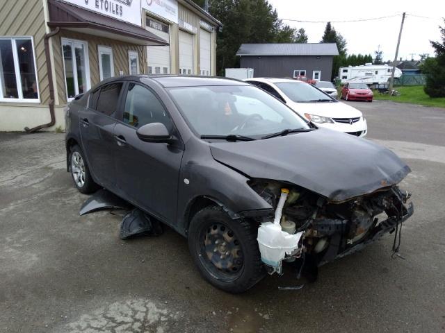 JM1BL1SF6A1183827 - 2010 MAZDA 3 I GRAY photo 1