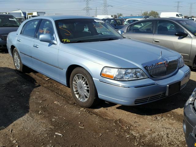 2LNHM82VX9X635932 - 2009 LINCOLN TOWN CAR BLUE photo 1