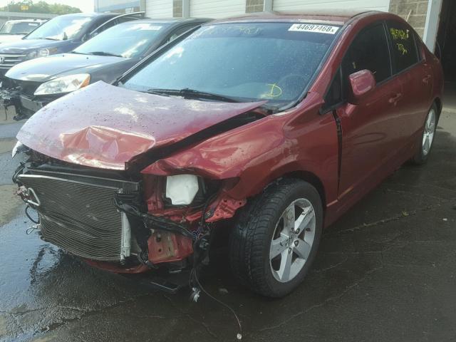 2HGFA1F64BH547314 - 2011 HONDA CIVIC LX-S BURGUNDY photo 2