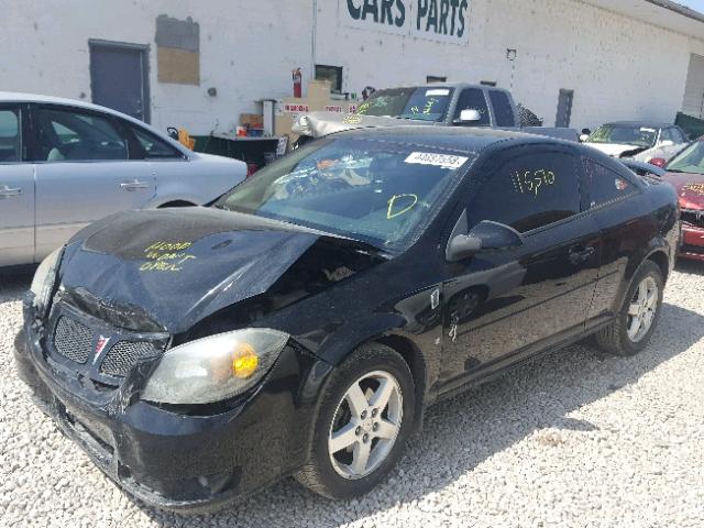 1G2AL15F577414315 - 2007 PONTIAC G5 BLACK photo 2