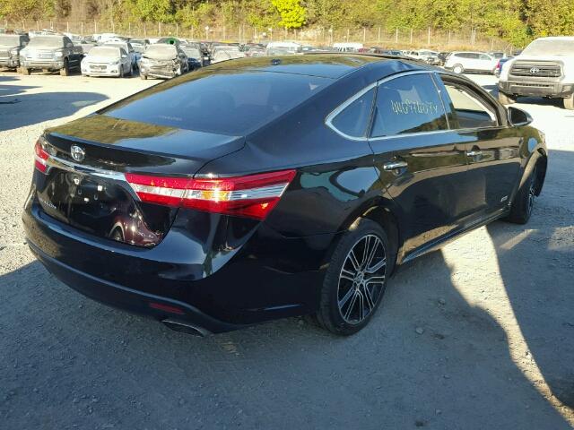 4T1BK1EBXFU156725 - 2015 TOYOTA AVALON BLACK photo 4