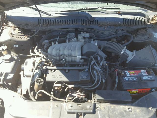 1FAFP53U5XA289615 - 1999 FORD TAURUS SE BLACK photo 7