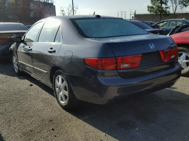 1HGCM66565A051531 - 2005 HONDA ACCORD EX CHARCOAL photo 3