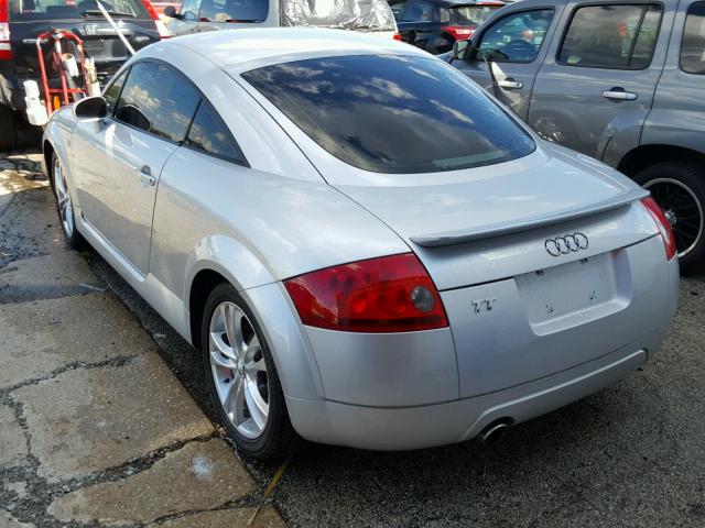 TRUSC28N541018348 - 2004 AUDI TT SILVER photo 3