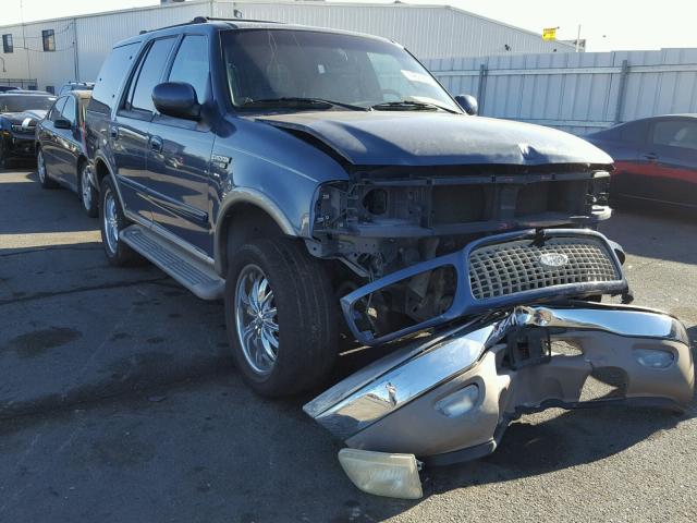 1FMFU18L91LA57201 - 2001 FORD EXPEDITION BLUE photo 1