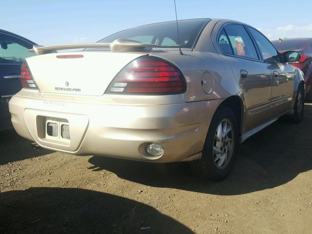 1G2NF52E04M568357 - 2004 PONTIAC GRAND AM GOLD photo 4