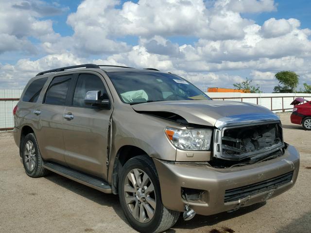 5TDZY68A98S002726 - 2008 TOYOTA SEQUOIA LI TAN photo 1