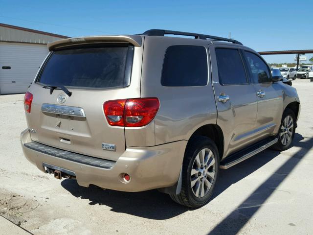 5TDZY68A98S002726 - 2008 TOYOTA SEQUOIA LI TAN photo 4