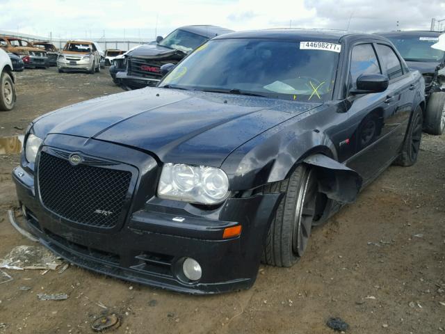 2C3LA73W46H462038 - 2006 CHRYSLER 300C SRT-8 BLACK photo 2