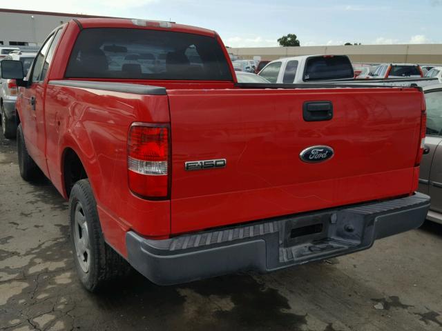 1FTRF12217KC82626 - 2007 FORD F150 RED photo 3