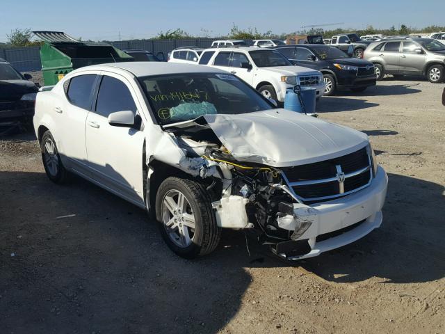 1B3CC5FB7AN141647 - 2010 DODGE AVENGER R/ WHITE photo 1