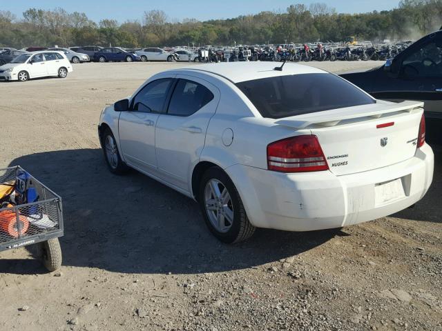 1B3CC5FB7AN141647 - 2010 DODGE AVENGER R/ WHITE photo 3