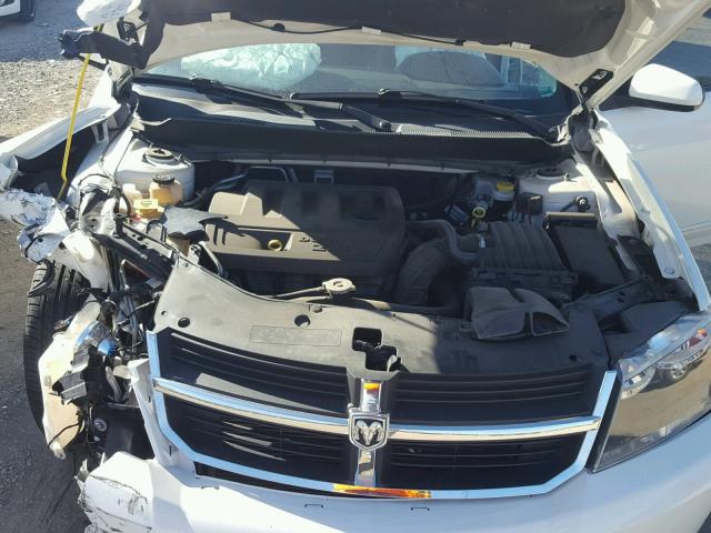 1B3CC5FB7AN141647 - 2010 DODGE AVENGER R/ WHITE photo 7