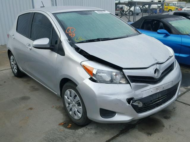 VNKKTUD3XEA011897 - 2014 TOYOTA YARIS GRAY photo 1