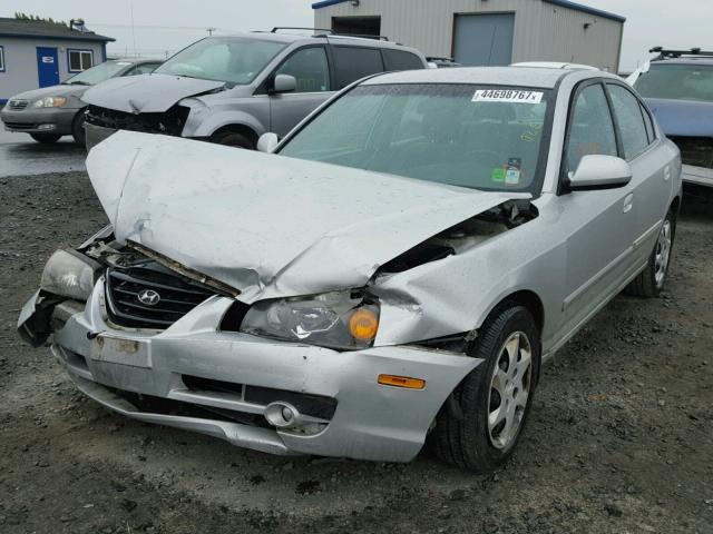 KMHDN46D25U160090 - 2005 HYUNDAI ELANTRA SILVER photo 2