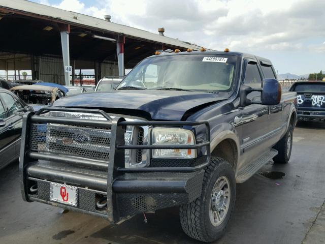 1FTSW21P16EA51369 - 2006 FORD F250 SUPER BLUE photo 2