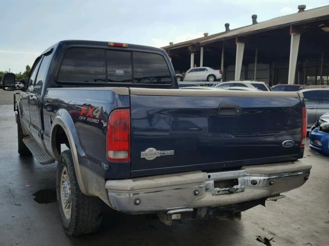 1FTSW21P16EA51369 - 2006 FORD F250 SUPER BLUE photo 3