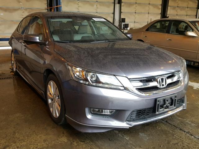 1HGCR3F83DA016471 - 2013 HONDA ACCORD EXL GRAY photo 1