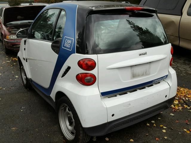 WMEEJ3BA3FK787390 - 2015 SMART FORTWO PUR TWO TONE photo 3