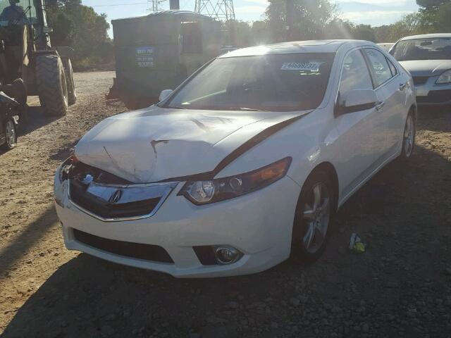 JH4CU2F63BC012751 - 2011 ACURA TSX WHITE photo 2