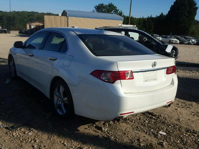 JH4CU2F63BC012751 - 2011 ACURA TSX WHITE photo 3