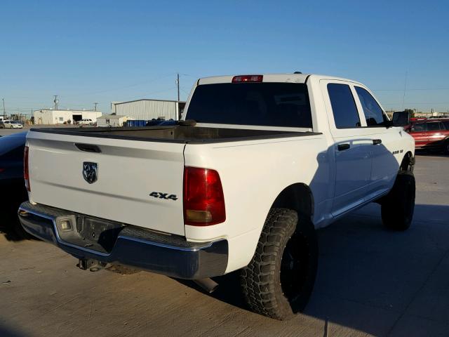 1D7RV1CT6AS261715 - 2010 DODGE RAM 1500 WHITE photo 4