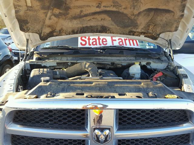 1D7RV1CT6AS261715 - 2010 DODGE RAM 1500 WHITE photo 7